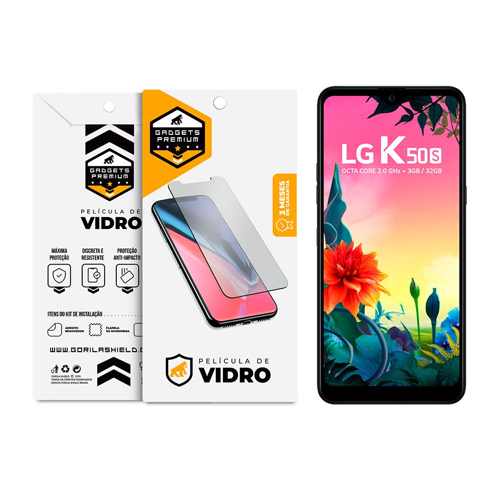 Película para LG K50S - Vidro Dupla - Gshield