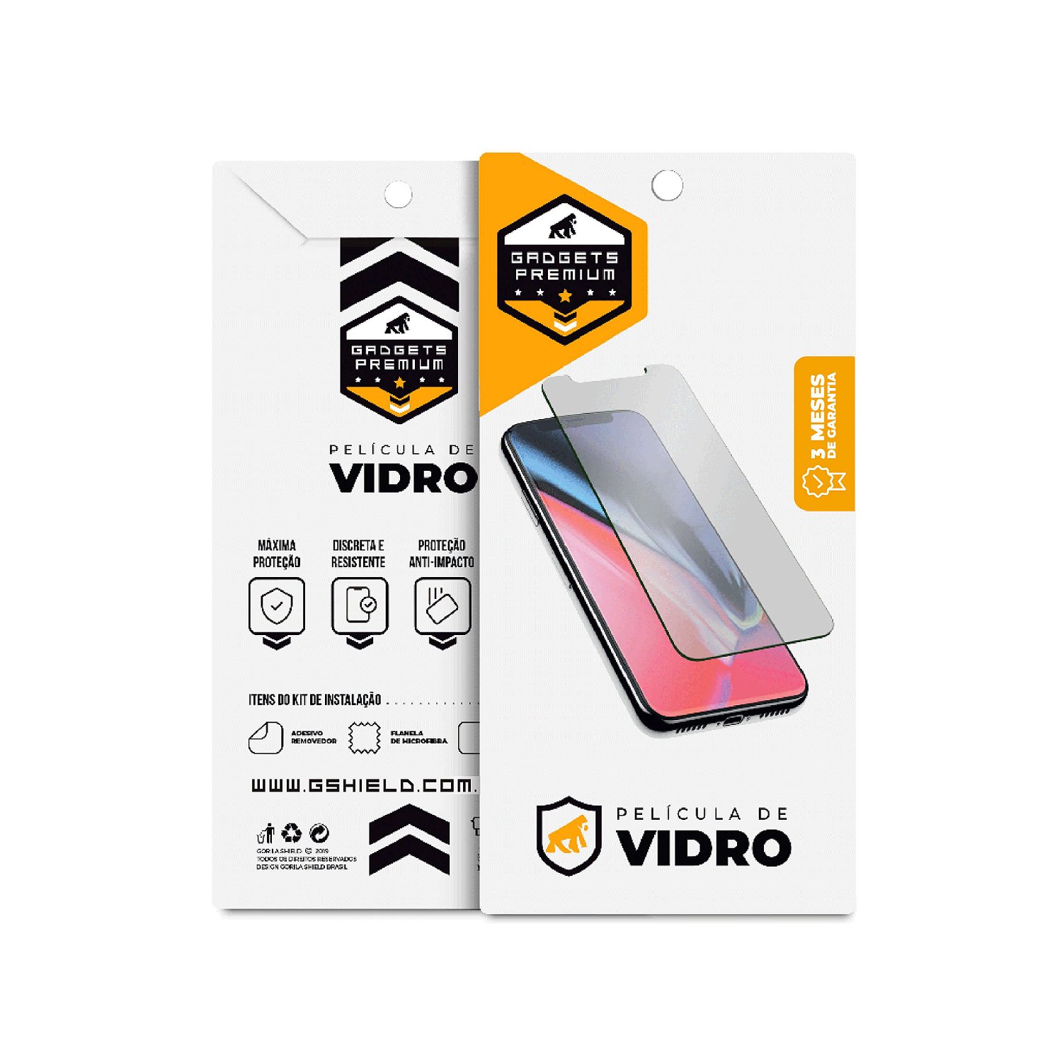 Película para Motorola Moto X Force - Vidro Dupla - Gshield - foto 2