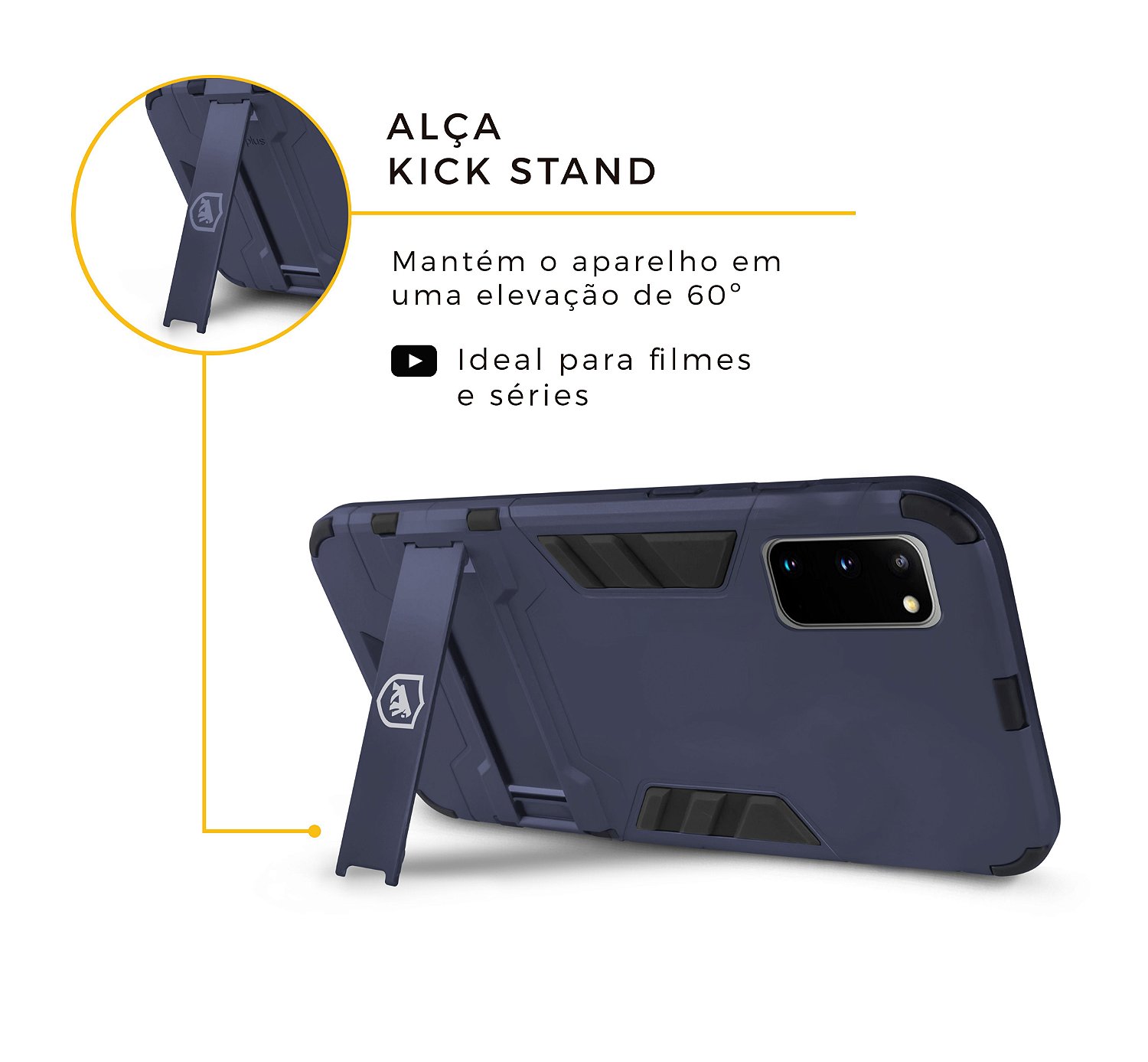 Capa para Samsung Galaxy S20 - Armor - Gshield - foto 3