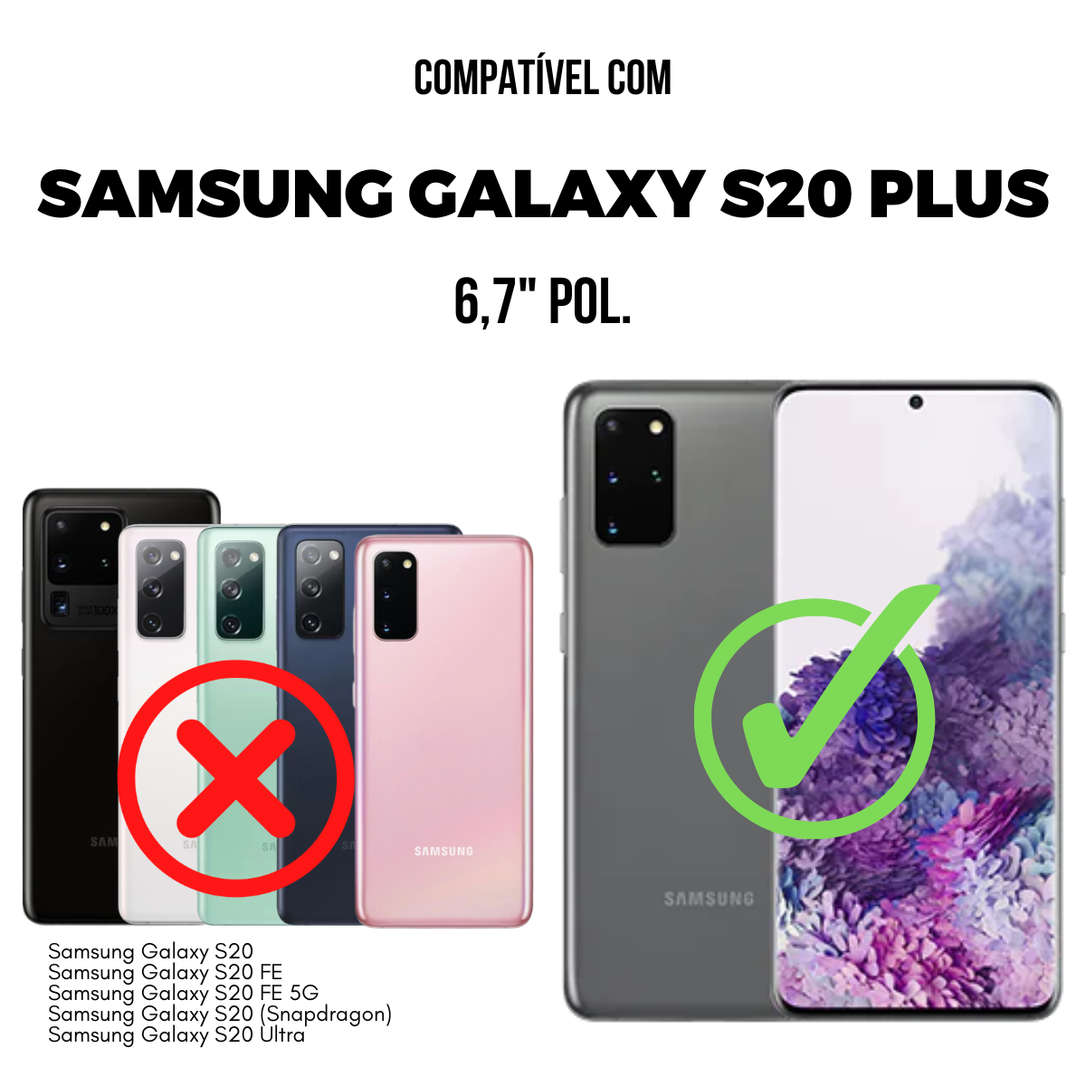 Capa para Samsung Galaxy S20 Plus - Armor - Gshield