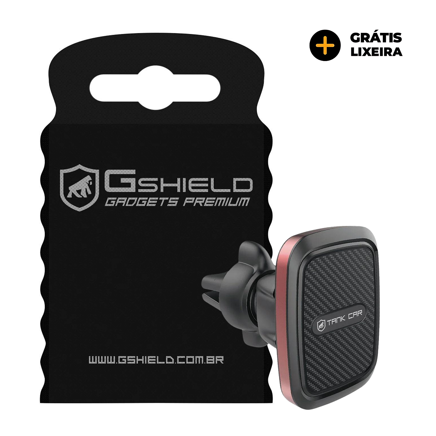 Kit Suporte Veicular Tank Car 6 Imãs e Lixeira Veicular - Gshield - foto 4