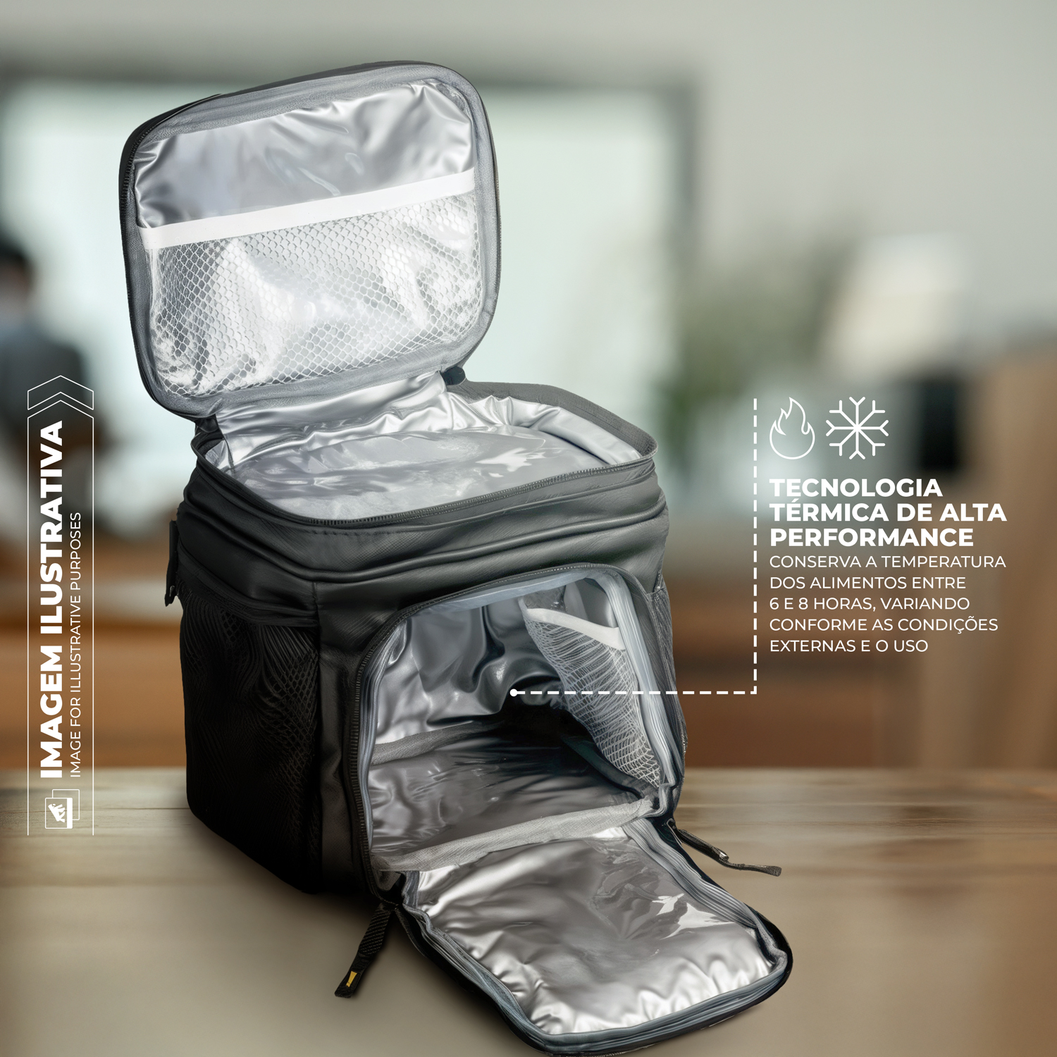 Bolsa Lancheira Térmica com Alça - Armor - Gshield - foto 2