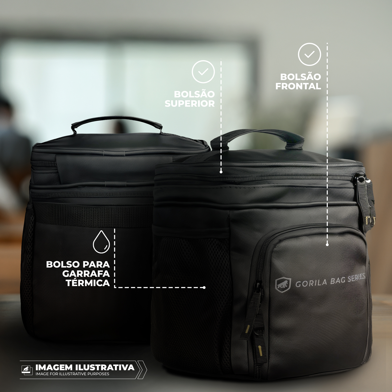 Bolsa Lancheira Térmica com Alça - Armor - Gshield - foto 4