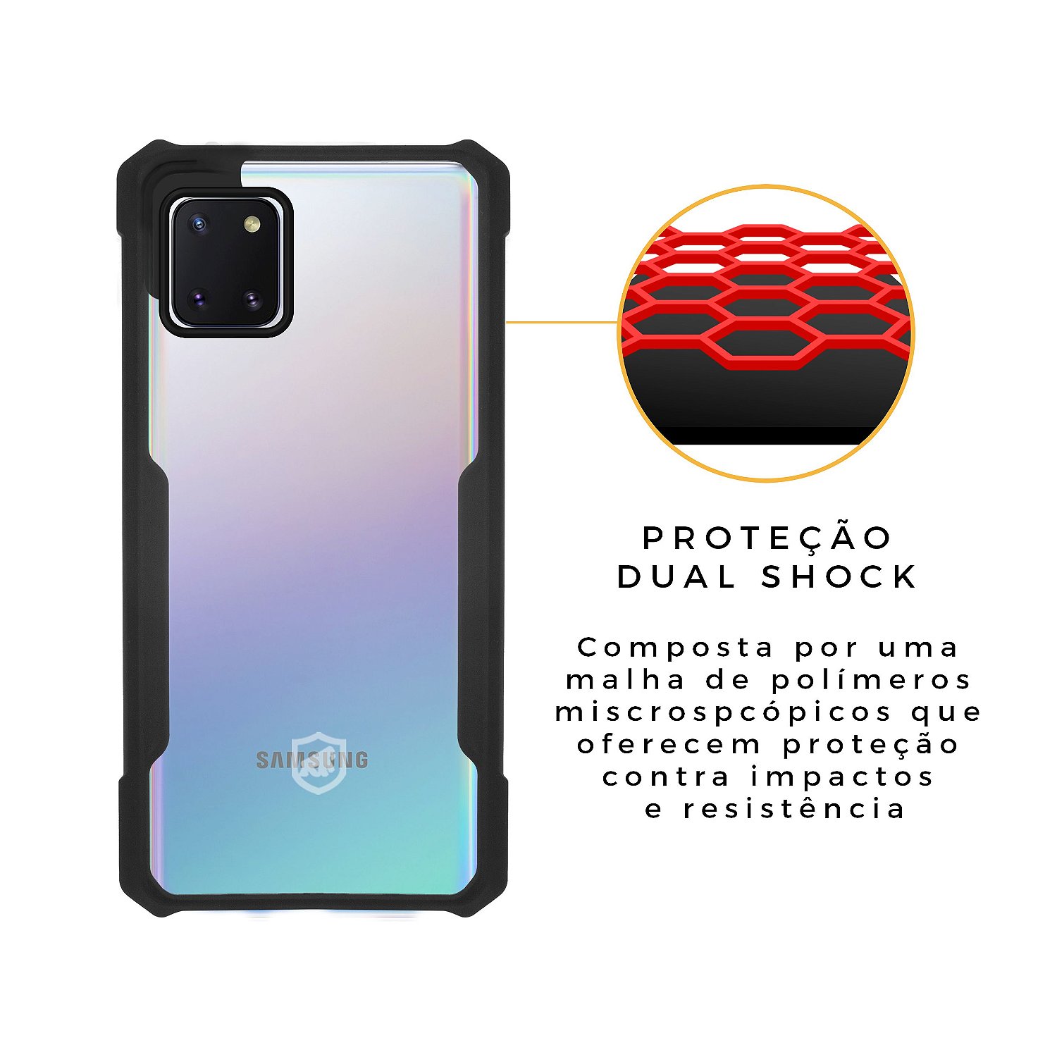 Capa para Samsung Galaxy Note 10 Lite - Dual Shock X - Gshield - foto 4