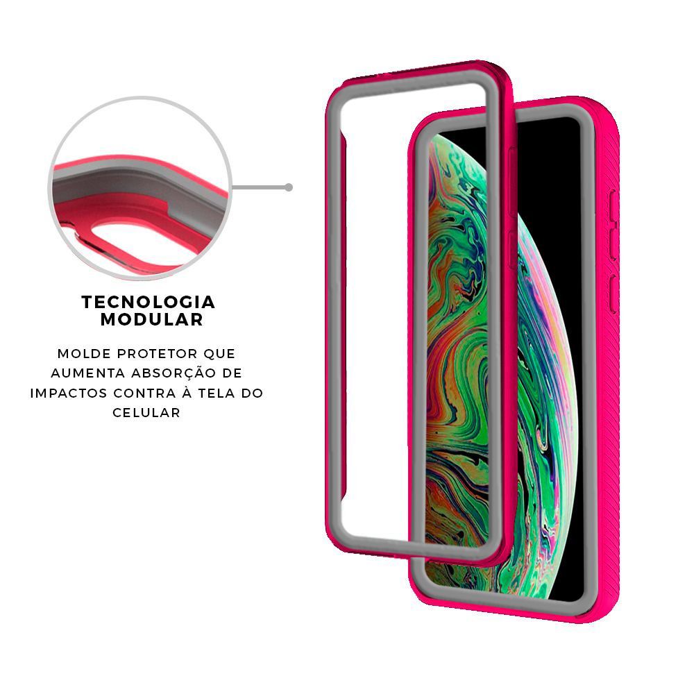 Capa para iPhone X / XS - Stronger Rosa - Gshield