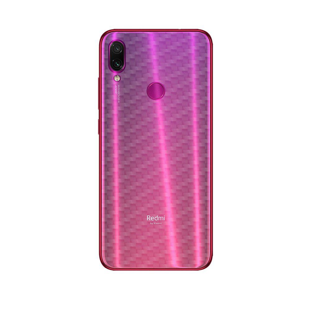 Película para Xiaomi Redmi Note 7 Pro - Traseira de Fibra de Carbono - Gshield