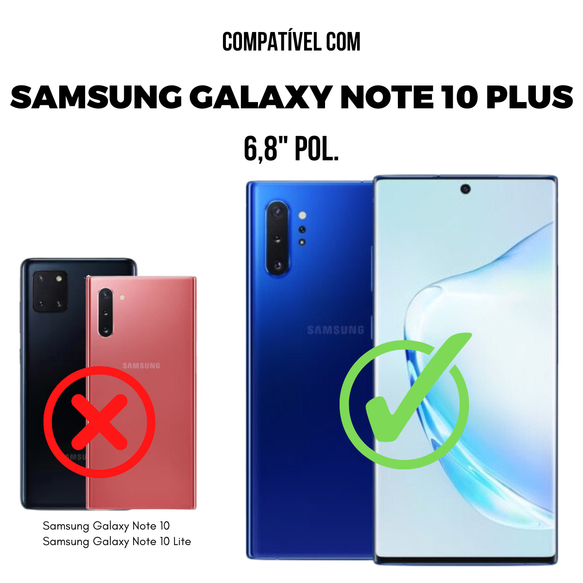 Película para Samsung Galaxy Note 10 Plus - Nano Traseira - Gshield