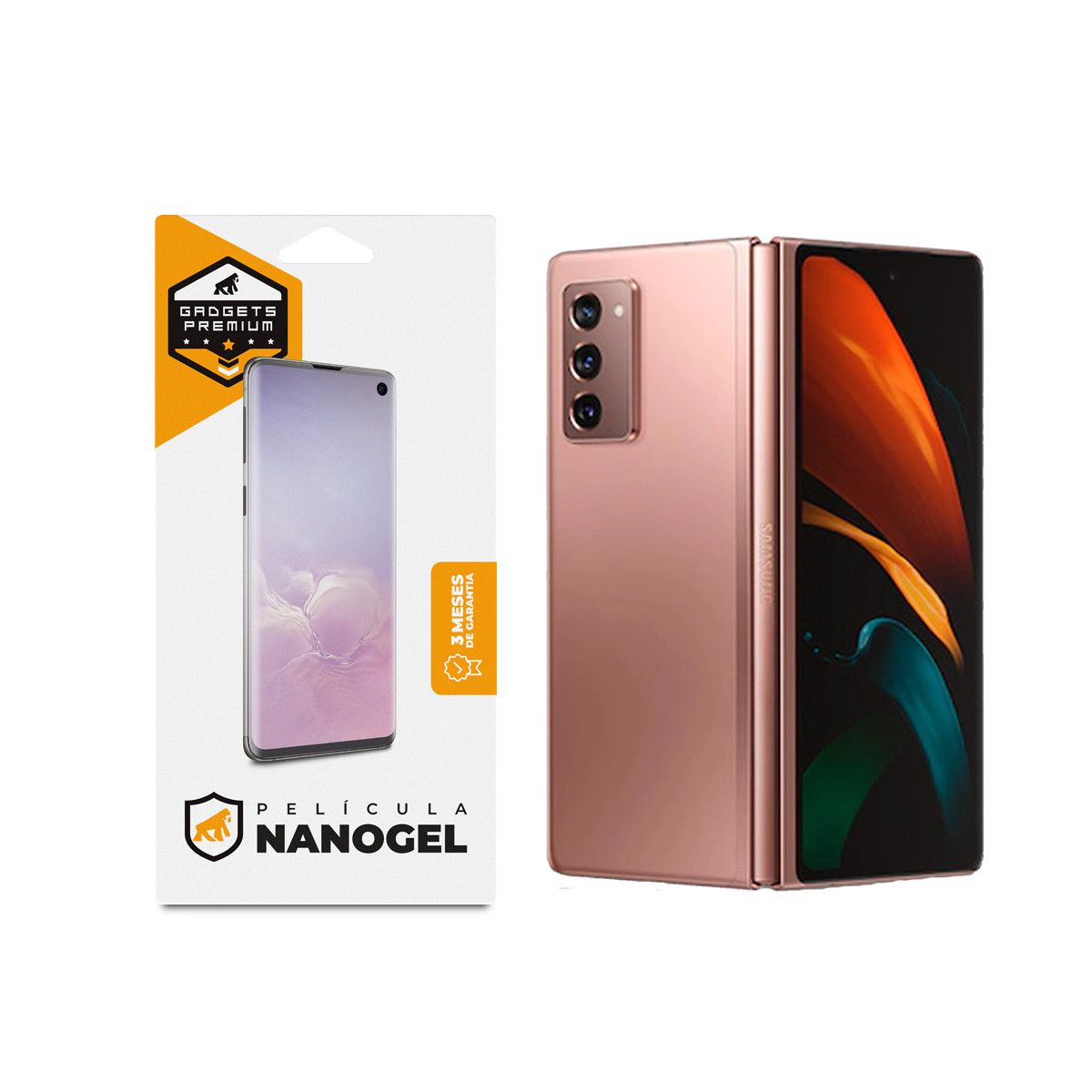 Película para Samsung Galaxy Fold 2 - Nano Gel Dupla - Gshield