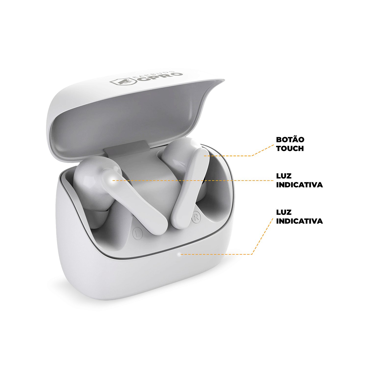 Fone de Ouvido Bluetooth - Earbuds GPro - TWS - Gshield - foto 2