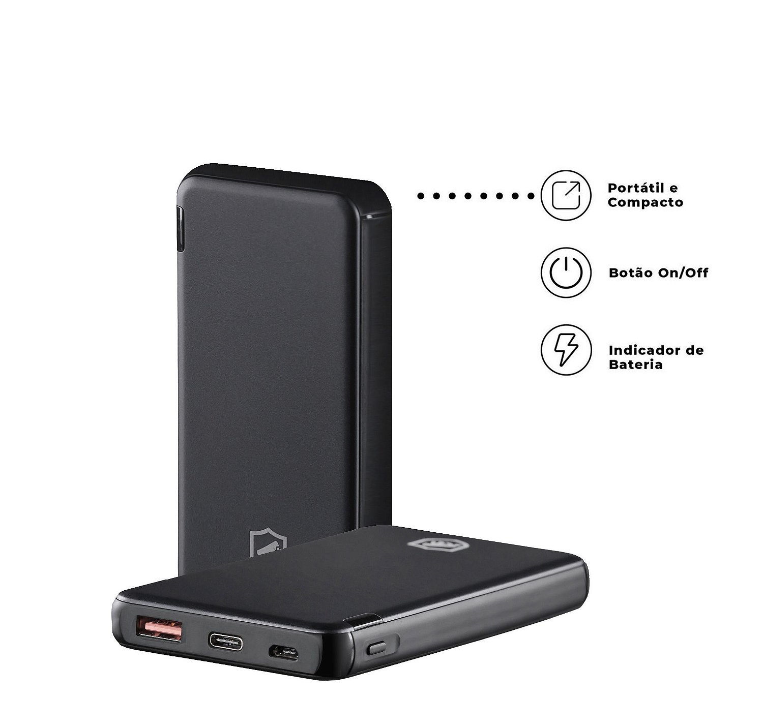 Carregador Portátil Powerfast - 20.000mAh - Gshield - foto 3
