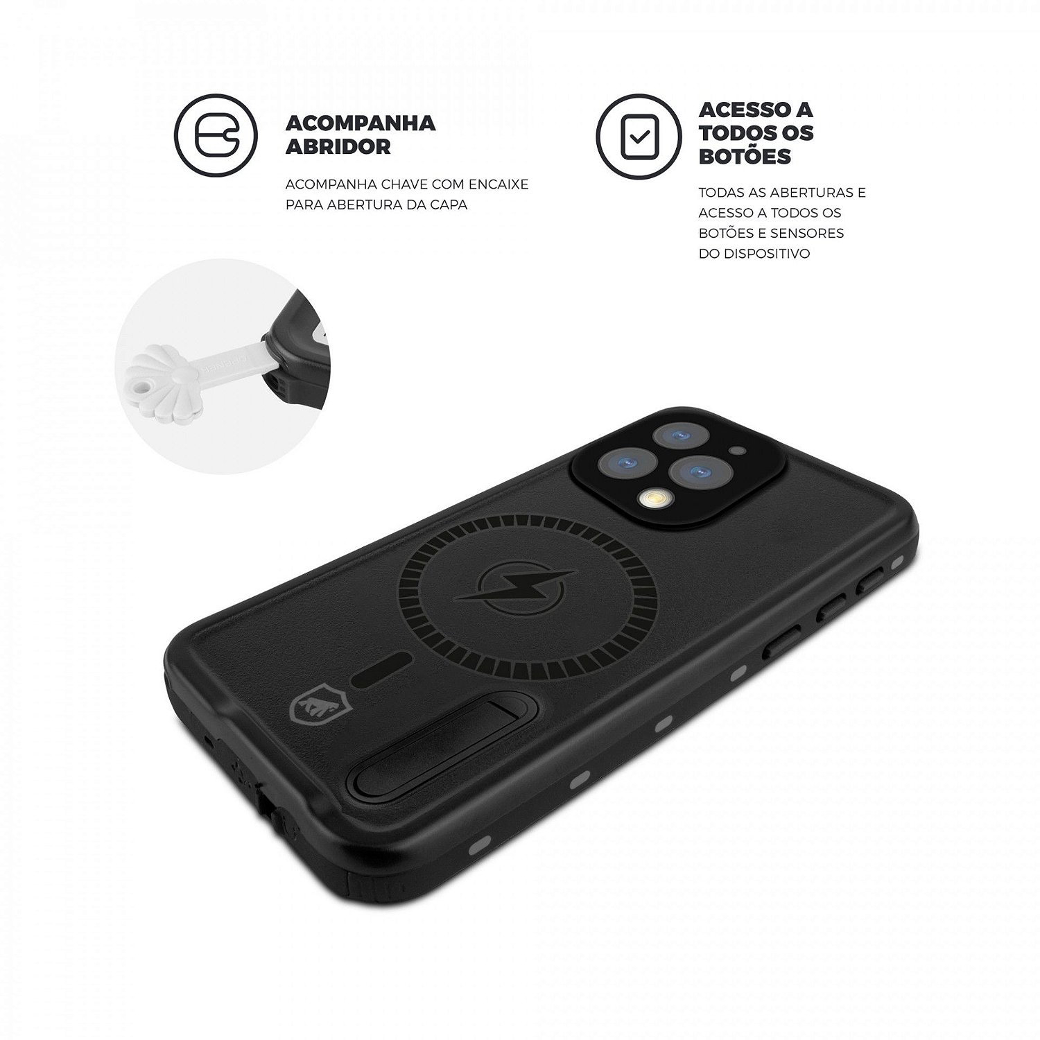 Capa à Prova d'água Nautical para iPhone 12 Pro - Gshield - foto 5