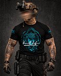 Camiseta Masculina Mossad Hermit Kingdom Secret Box Team Six Brasil