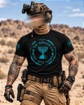 Camiseta Masculina Mossad Oficial Secret Box Team Six Brasil