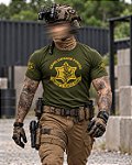 Camiseta Masculina Israel Defense Forces Secret Box Team Six Brasil