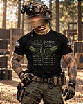 Camiseta Masculina ISRAEL SAYERET MATKAL Secret Box Team Six Brasil