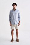 Camisa 100% Linho - Azul Bebê
