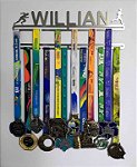 Porta Medalhas Personalizado Com o Nome + Extensor