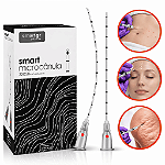 Microcânula 22G x 50mm Smart GR Ponta Arredondada Caixa 10 Unidades