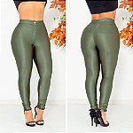 Calça disco Pants cirrê - verde militar - Madame Ninna - loja online de  confeccções femininas