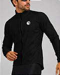 CORTA VENTO CICLISMO MASCULINA SÓDBIKE, 3 BOLSOS, ZIPER FULL, PRETO