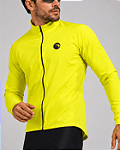 CORTA VENTO CICLISMO MASCULINA SÓDBIKE, 3 BOLSOS, ZIPER FULL, AMARELO FLUOR