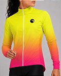 CORTA VENTO CICLISMO FEMININO SÓDBIKE, 3 BOLSOS, ZIPER FULL, DEGRADÊ
