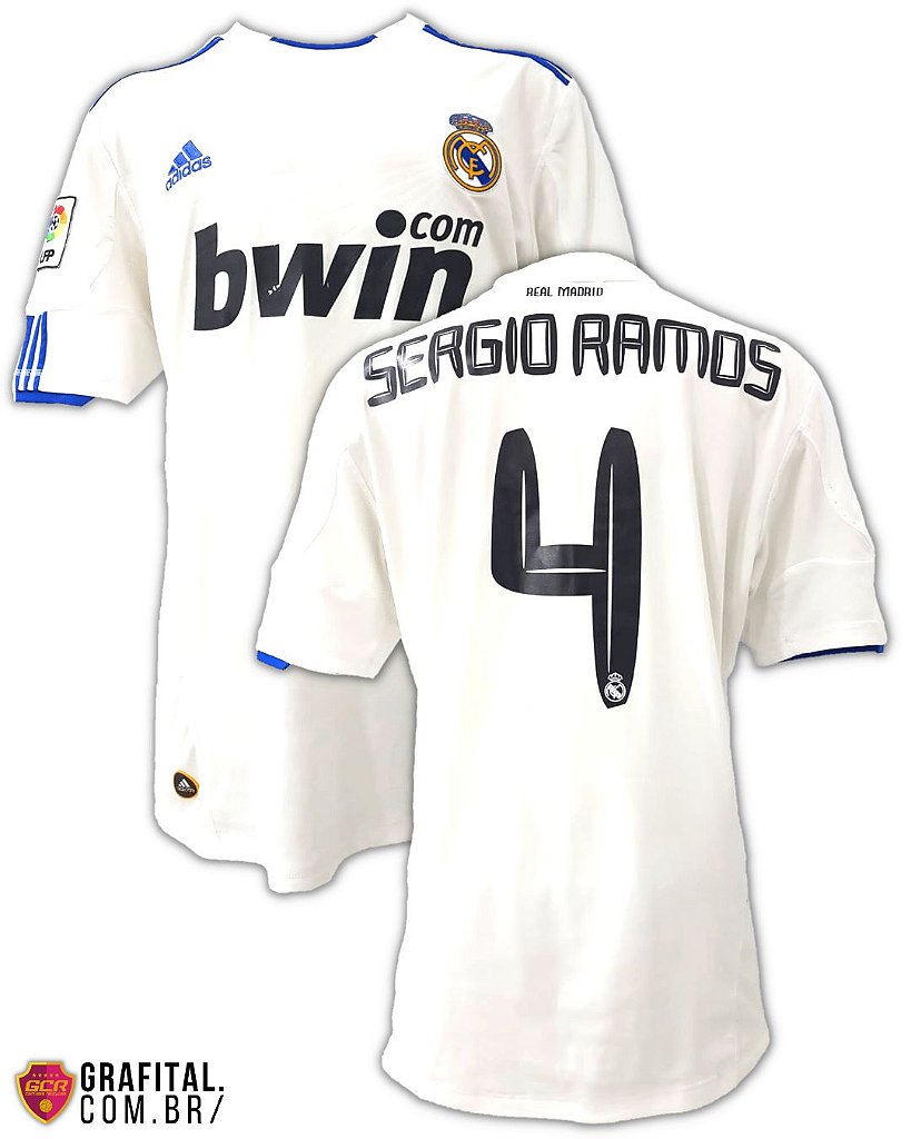 Real Madrid 2010/2011 Tamanho G 76x54cm - Grafital Camisas Relíquias