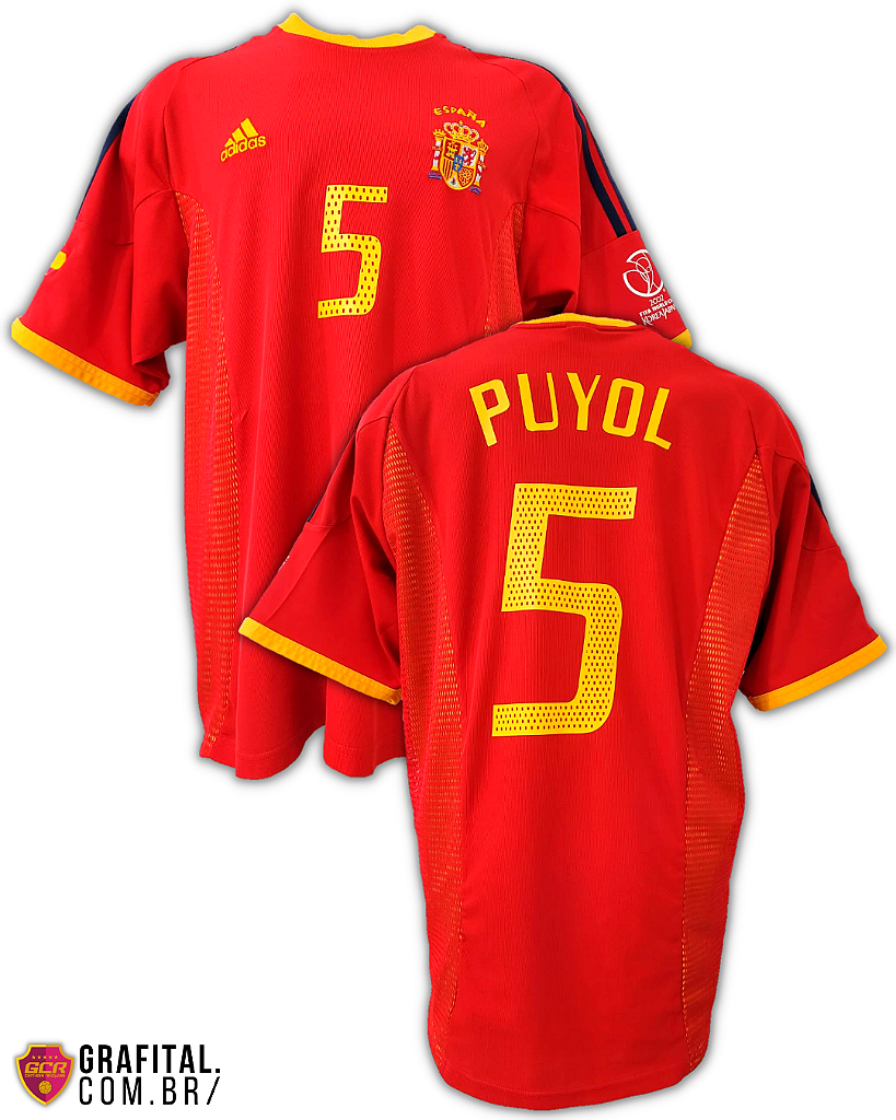 Espanha 2002 Tamanho GG 76x58cm - Grafital Camisas Relíquias