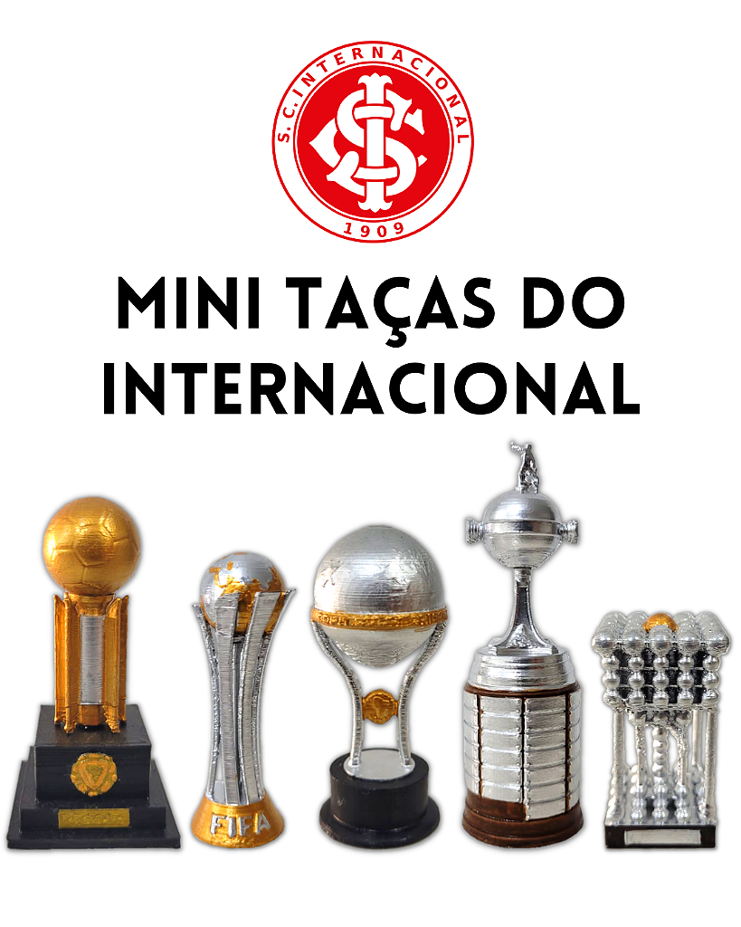 Miniatura taça (troféu) Copa do Brasil