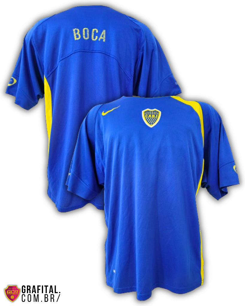 Boca Juniors 2005/2006 Tamanho M 70x55cm - Grafital Camisas Relíquias