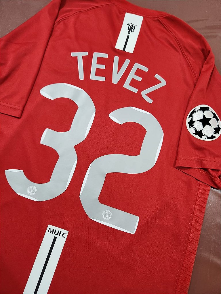 Manchester United 2007/2008 Tamanho M 77x52cm - Grafital Camisas
