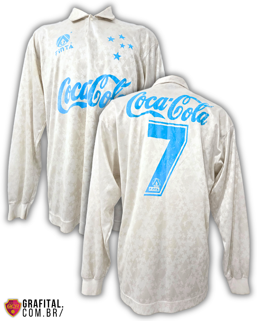 Cruzeiro 1993 Tamanho GG 81x56cm - Grafital Camisas Relíquias