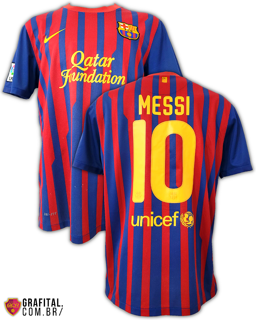 Barcelona 2011/2012 Tamanho P 70x47cm - Grafital Camisas Relíquias