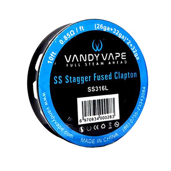 Fio SS Stagger Fused Clapton | Vandy Vape