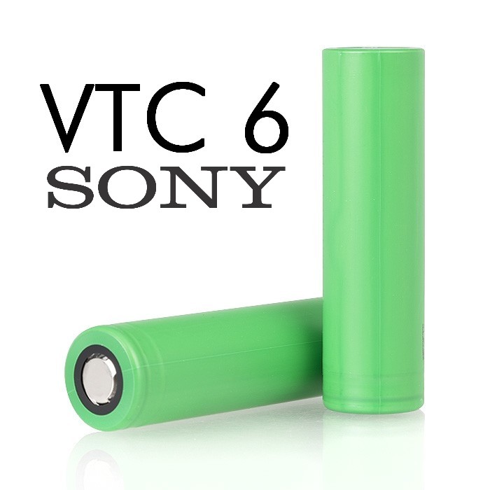 Bateria 18650 Li-Ion VTC6 US 18650 VTC6 3.7V 3000mAh High Drain 30A Flat Top - Sony
