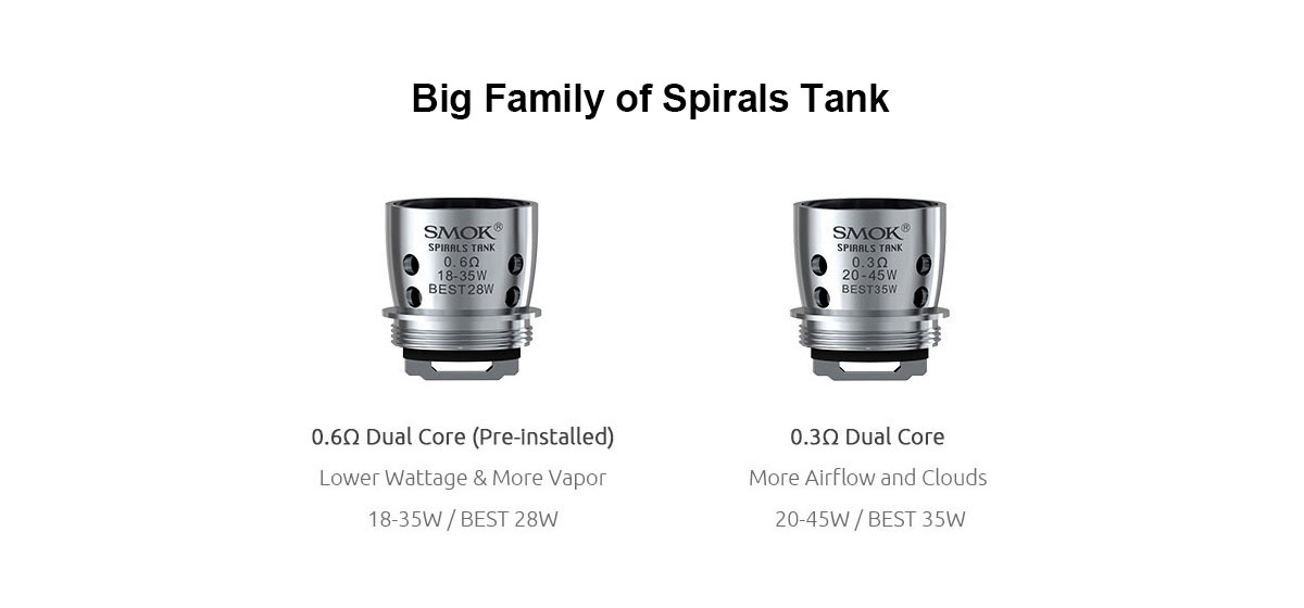 BOBINA SMOK REPOSIÇÃO P/G80 SPIRALS TANK