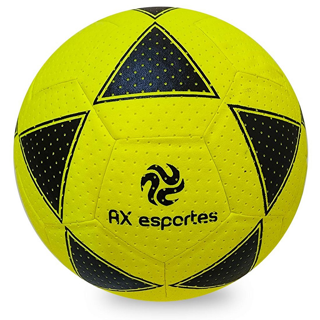 Bola de Futevôlei AX Esportes Amarelo e Preto - EXCLUSIVIDADE E