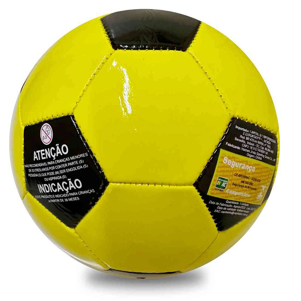 Bola de futebol amarela azul — Playfunstore