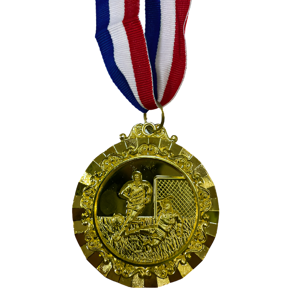 Medalha FUTEBOL CAMPO Ouro/Prata/Bronze AX 65mm YWA 470 - PACK COM