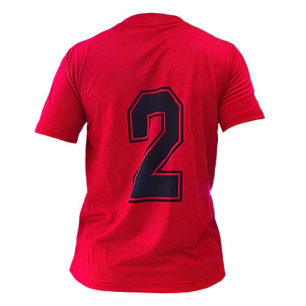 Jogo de Camisa AX Esportes Vermelho com Azul - 14+1 Numeradas Onda