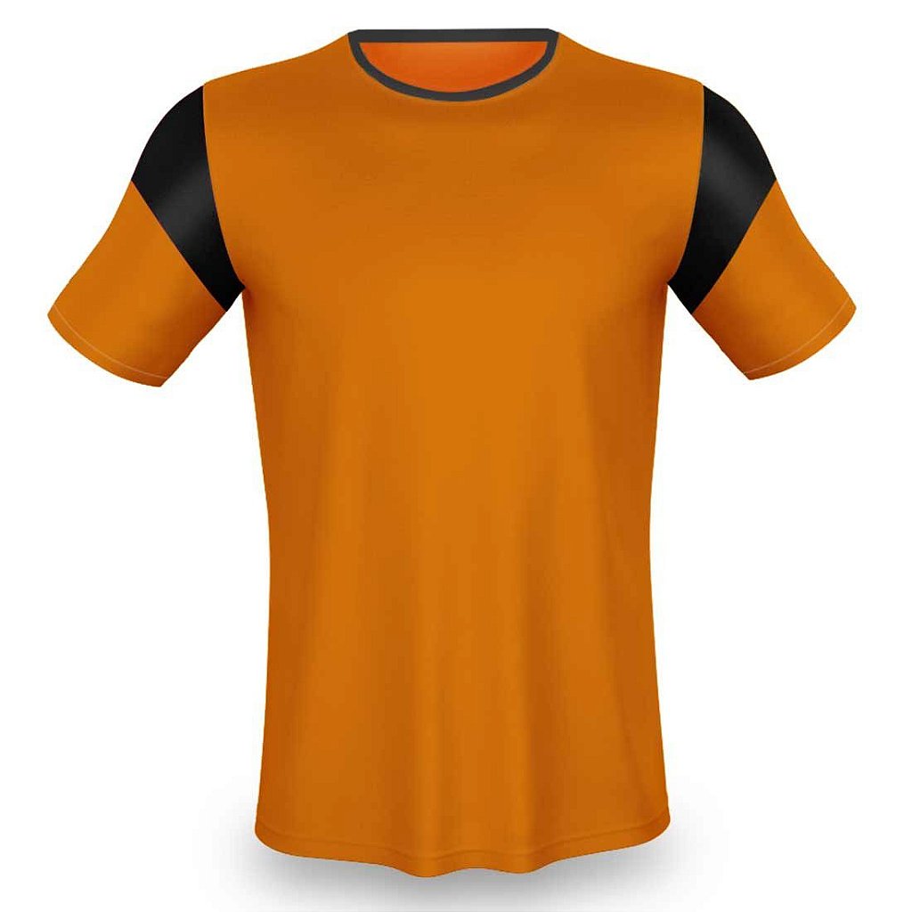 Jogo de Camisa para Futebol AX Esportes Laranja com Preto - 10+1 Numeradas  - Mercadão Dos Esportes, loja de materiais esportivos