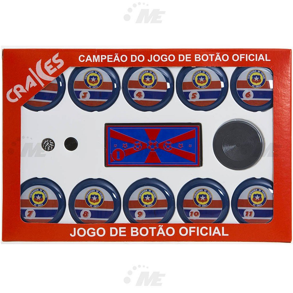 Jogo de Botão Ax Esportes Chile - Mercadão Dos Esportes, loja de materiais  esportivos