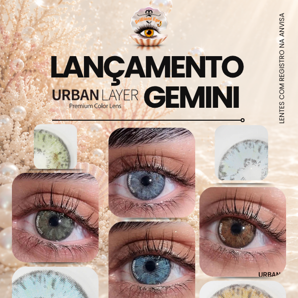 ˚✧₊Brilliant⁎⁺˳✧༚ Brilliant Eyes Lentes de Contato Coloridas