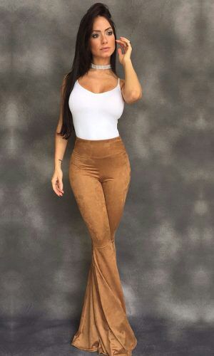 flare suede