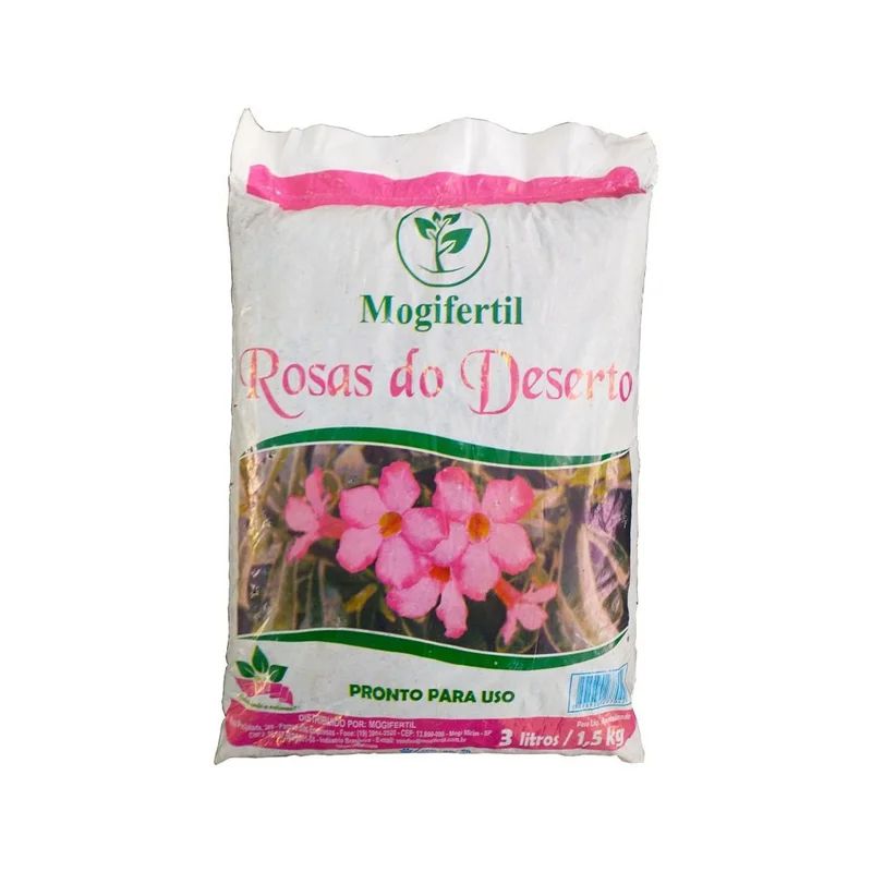 Terra para Rosas do Deserto - 2 KG - Orquidario em Mogi Mirim/SP - As mais  lindas Orquídeas!