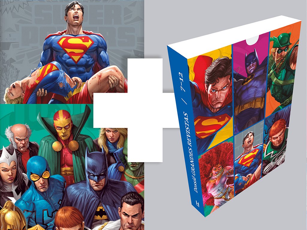 COMBO #4: Dossiês Super Powers + Liga da Justiça + extras