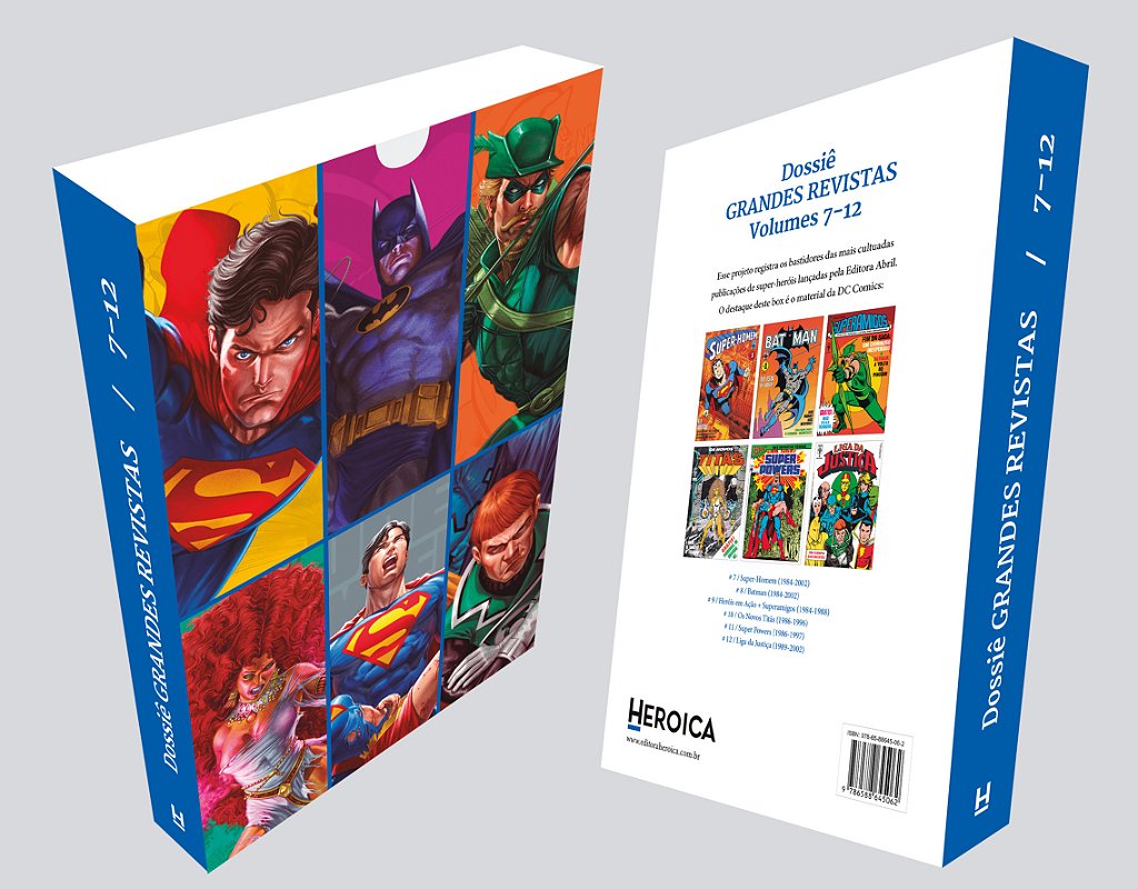 SUPERCOMBO #2: Dossiês DC/Abril + extras - Editora Heroica