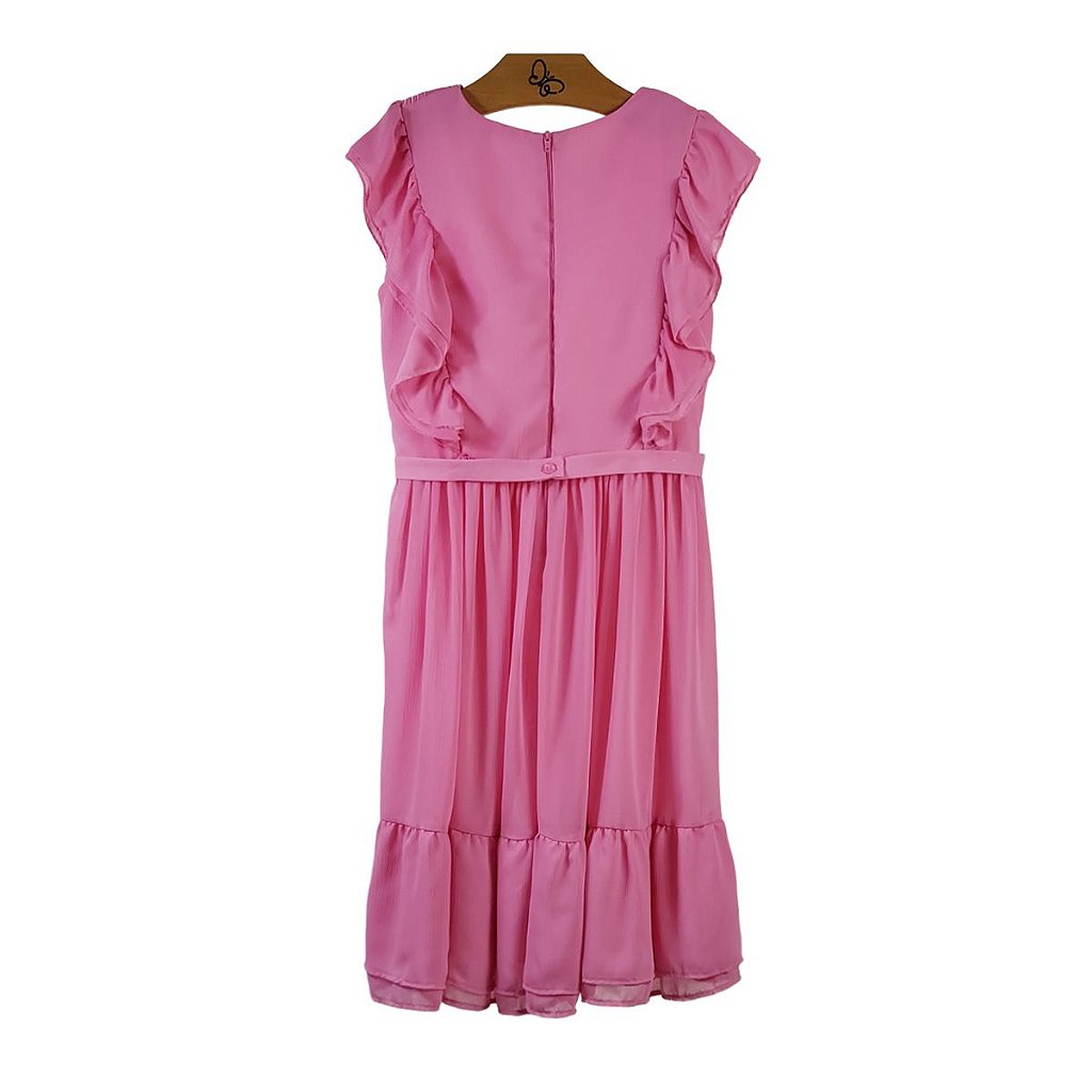 vestido infantil midi