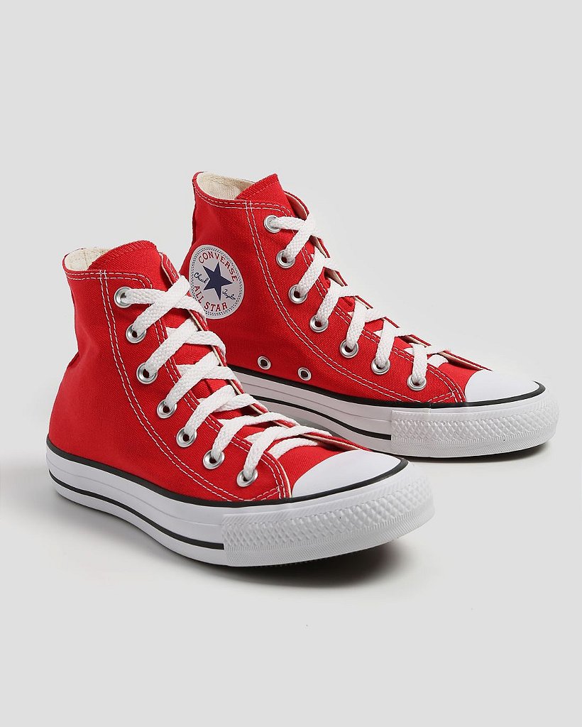 all star cano alto vermelho 34