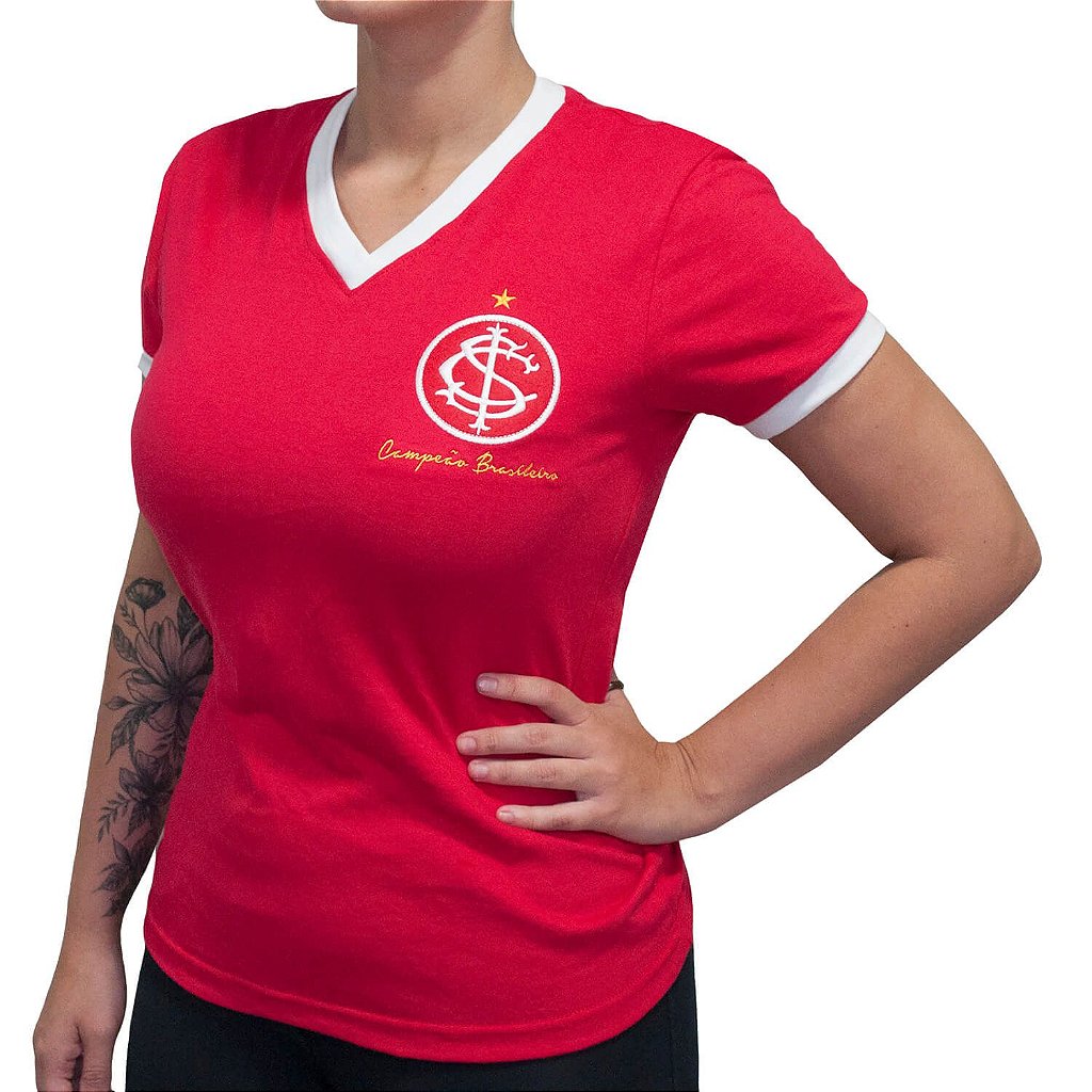 Hermelu Esportes  Camisa Internacional Feminina Retro N.5 - Internacional
